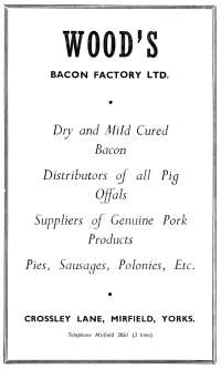 Woods Bacon Factory