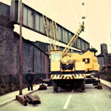 Removing the railway bridge at Doctor Lane