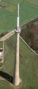 Present Emley Moor TV mast