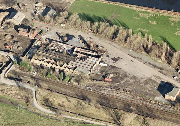 demolishing the engine shed
