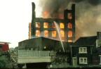 Foldhead Mill on fire