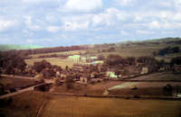View from the Parish Church tower in the 1950s