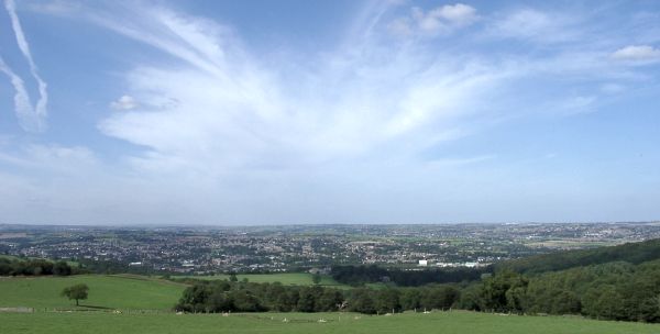 View over Mirfield