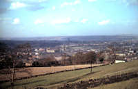 View over Mirfield in the 1950s