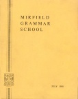 MGS 1958 magazine