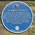 St. Mary's Church - Blue Plaque